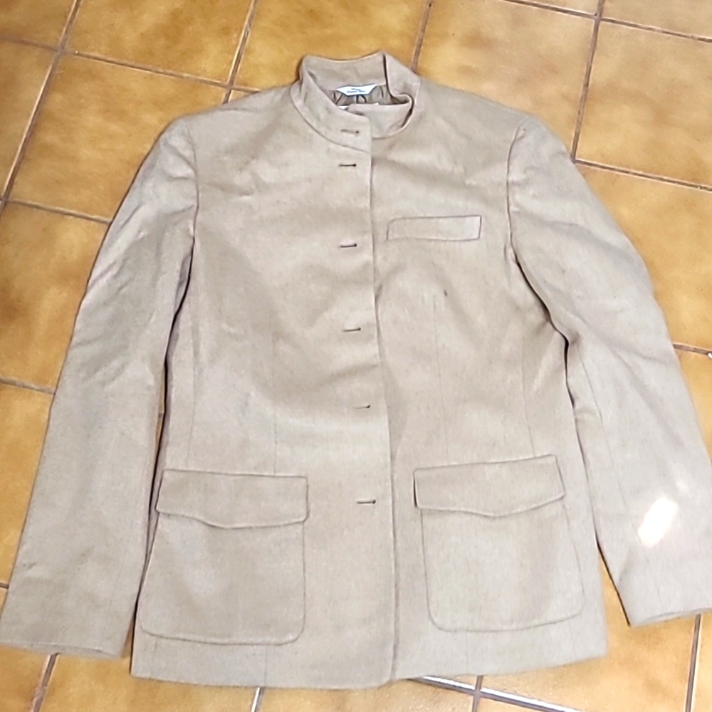 Camel hair 100 classic jacket